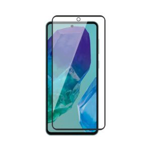 Tempered Glass for Samsung Galaxy M55 (Black) Edge to Edge , Pack of 1