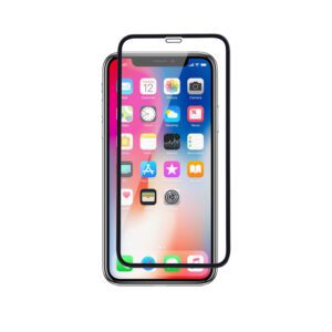 Tempered Glass for iPhone SE 2020 , iPhone SE 2022 (Black) Edge to Edge , Pack of 1