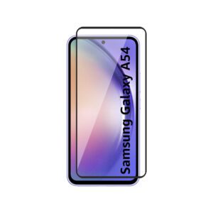 Tempered Glass for Samsung Galaxy A54 (Black) Edge to Edge , Pack of 1