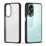 Premium Silicon Soft Framed Case with Clear Back Cover for Oppo A58 4G - Image 2