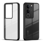 Premium Silicon Soft Framed Case with Clear Back Cover For Vivo V29 Pro 5G - Image 2