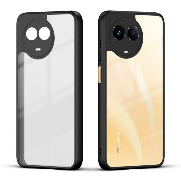 Premium Silicon Soft Framed Case with Clear Back Cover for Realme 11 5G - Image 2