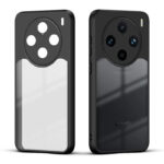 Premium Silicon Soft Framed Case with Clear Back Cover For Vivo X100 Pro 5G - Image 2