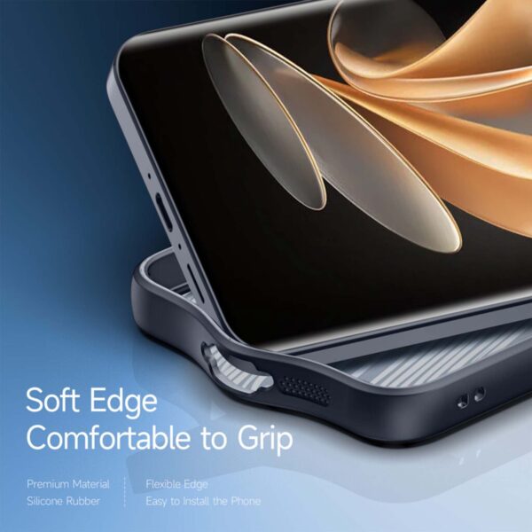 Premium Silicon Soft Framed Case with Clear Back Cover For Vivo V29 Pro 5G - Image 3