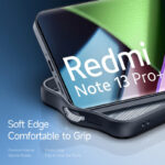 Premium Silicon Soft Framed Case with Clear Back Cover for Redmi Note 13 Pro Plus 5G - Image 3