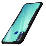 EXCICORE Shock Proof Clear Protective Back Case for VIVO Y12 / Y15 / Y17 - AirEDGE Technology | 360 Degree Camera Protection | Transparent Hybrid Back Case Mobile Cover for VIVO Y12 / Y17 - Black