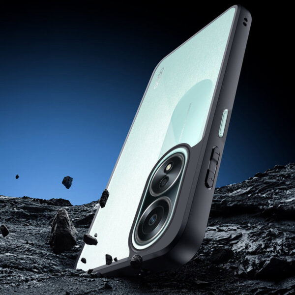 Premium Silicon Soft Framed Case with Clear Back Cover for Oppo A58 4G - Image 5