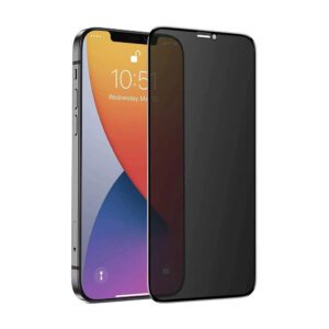 Excicore Privacy Tempered Glass for iPhone 12 , iPhone 12 Pro (Black) , Pack of 1