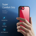 Premium Silicon Soft Framed Case with Clear Back Cover For Apple iPhone 7 - Image 3