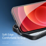 Premium Silicon Soft Framed Case with Clear Back Cover For Apple iPhone 12 - Image 5