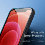 Premium Silicon Soft Framed Case with Clear Back Cover For Apple iPhone 12 - Image 6