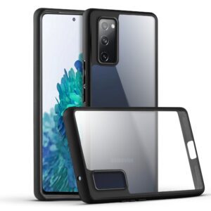 Premium Silicon Soft Framed Case with Clear Back Cover For Samsung S20 FE 5G
