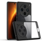 Premium Silicon Soft Framed Case with Clear Back Cover For Vivo X100 Pro 5G
