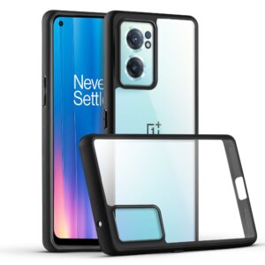 Premium Silicon Soft Framed Case with Clear Back Cover For OnePlus Nord CE 2 5G