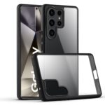 Premium Silicon Soft Framed Case with Clear Back Cover For Samsung S24 Ultra 5G