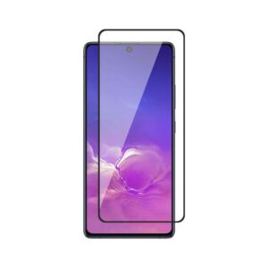 Tempered Glass for Samsung Galaxy S10 Lite (Black) Edge to Edge , Pack of 1