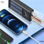 Ovista 18W Fast Charging 20000mAh Power Bank with Solar Panel & Digital Display (Multicolour, PRB054) - Image 3