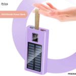 Ovista 18W Fast Charging 20000mAh Power Bank with Solar Panel & Digital Display (Multicolour, PRB054) - Image 2