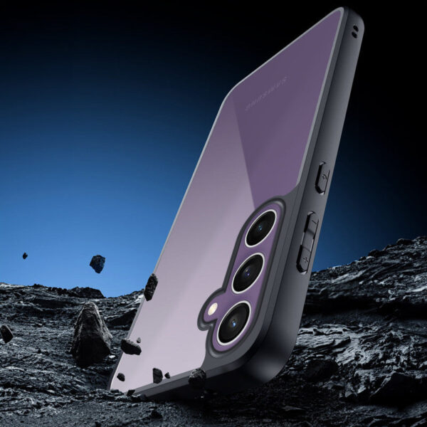 Premium Silicon Soft Framed Case with Clear Back Cover For Samsung S24 5G - Image 5